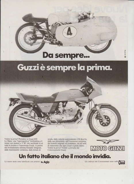 ADVERTISING PUBBLICIT MOTO GUZZI 850 LE MAN 1982 MOTOITALIANE advertising-pubblicit-moto-guzzi-850-le-man-1982-motoitaliane