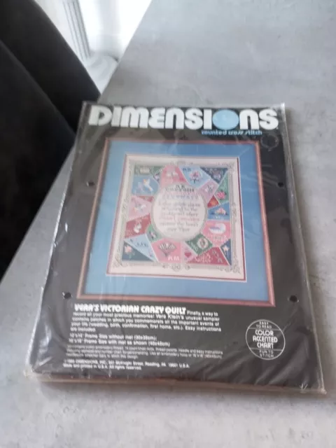 Dimensions Counted Cross Stitch Vera's Victorian Crazy Quilt