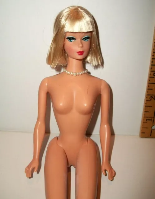 Repro Barbie Blonde Chic Longer Hair American Girl Repro Doll Mattel #Gg Le
