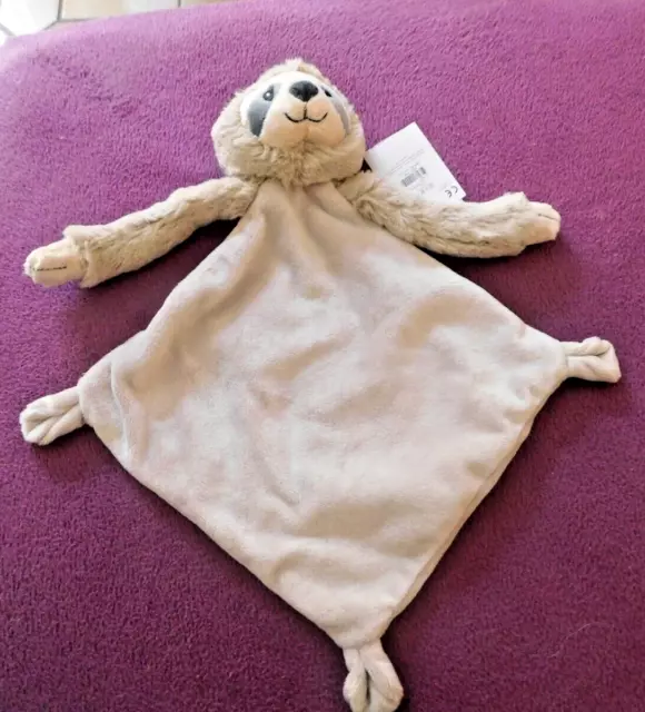 doudou plat singe paresseux tex baby neuf
