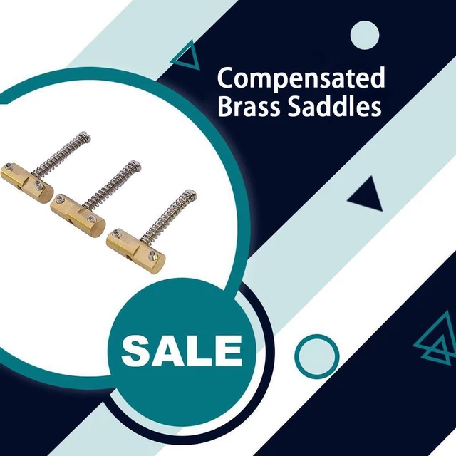 Wilkinson Brass TELE Electric Guitar Compensated Vintage Bridge Brass K6D3