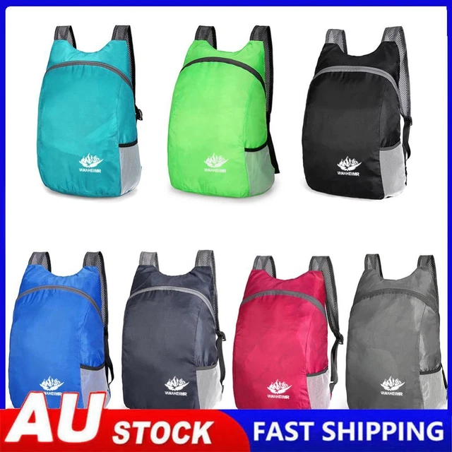 Nylon Outdoor Backpack Breathable Foldable Sports Daypacks for Climbing Trekking