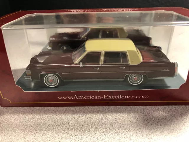 neo 1/43 1980 cadillac fleetwood brougham MAROON