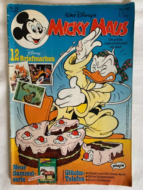 Walt Disneys Micky Maus Nr. 38 vom 13.9.1990 - Comic 1990 - Guter Zustand