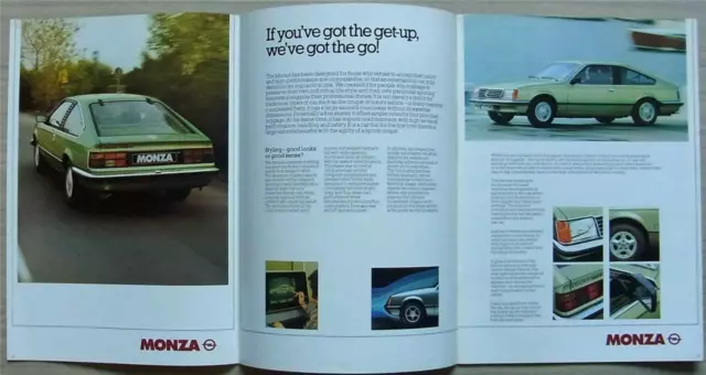 OPEL MONZA Sports Coupe Car Sales Brochure 1980 3