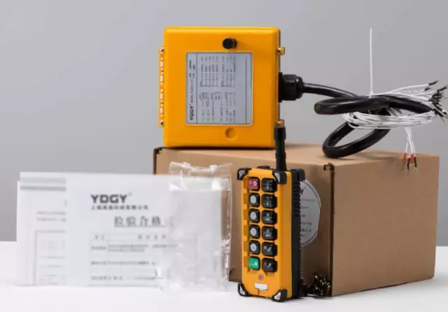 1 trasmettitore +1 ricevitore sollevamento gru radio telecomando wireless F-23A++(S)