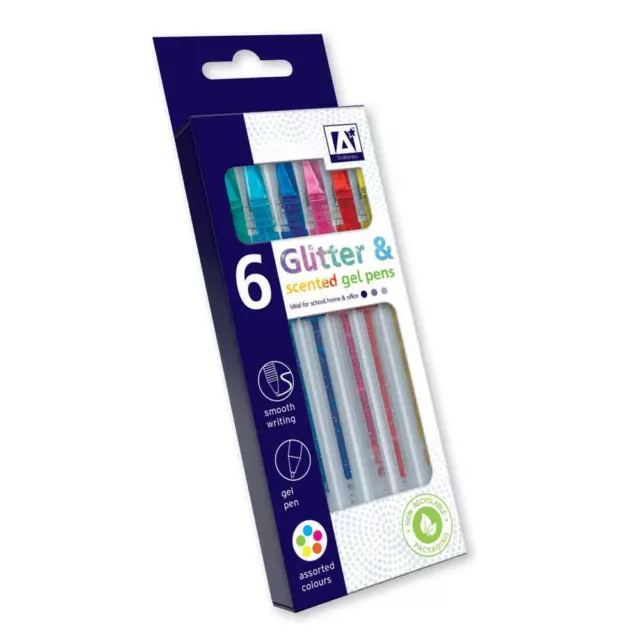 18 Pack Glitter Gel Pens Set  Shimmering Pen for Adult Colouring