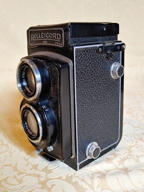 ROLLEI ROLLEICORD IIc Model 4 Model K3-543 vintage camera 1939 custodia e lenti 4