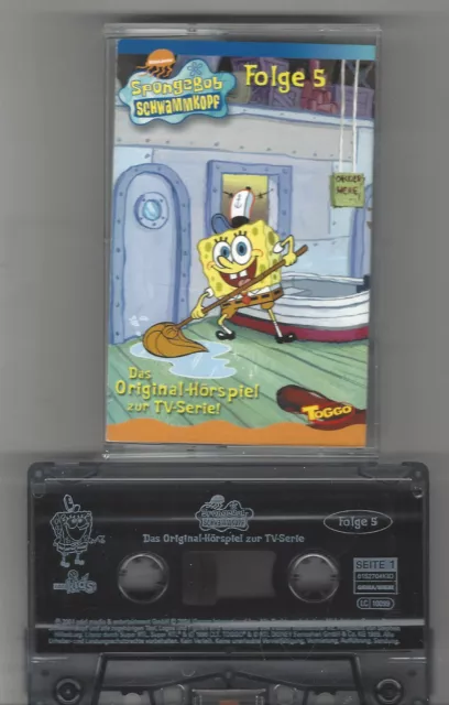 MC - SpongeBob Schwammkopf Folge 5  - Kassette - zur TV SERIE