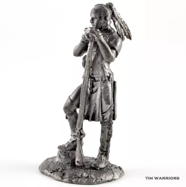 *USA. Indian - Mohawk* Tin toy soldiers 54mm miniature figurine. metal sculpture