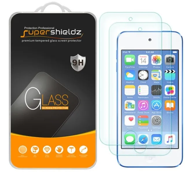 Supershieldz Screen Protector For iPod Touch (7th , 6th and 5th Gen) 2 Pack