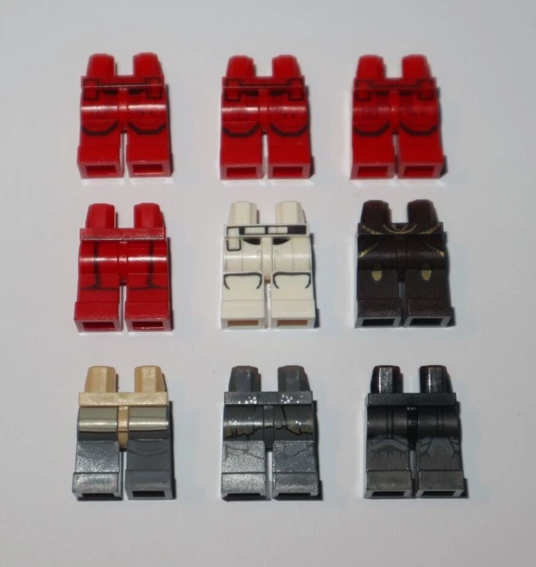 Lego ® Lot 9 Paire Jambes Minifig Figurine Sérigraphié Star Wars Legs NEW