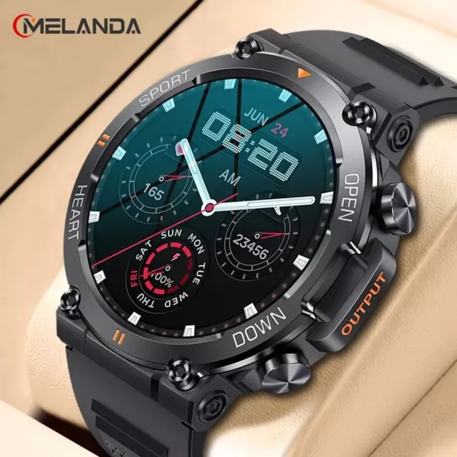 Orologio Uomo Da Polso Smartwatch Militare