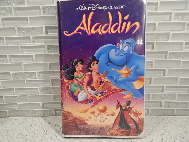 ALADDIN VHS VIDEO Tape Walt Disney Black Diamond Classic Collectible £4