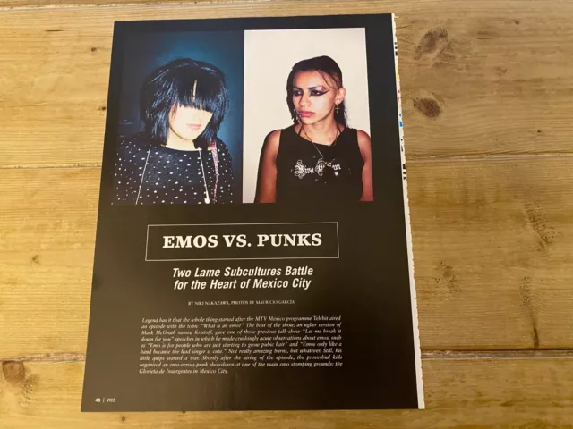 Vbk7 Artikel & Bild. Emo's Vs Punks Von Niki Nakazawa