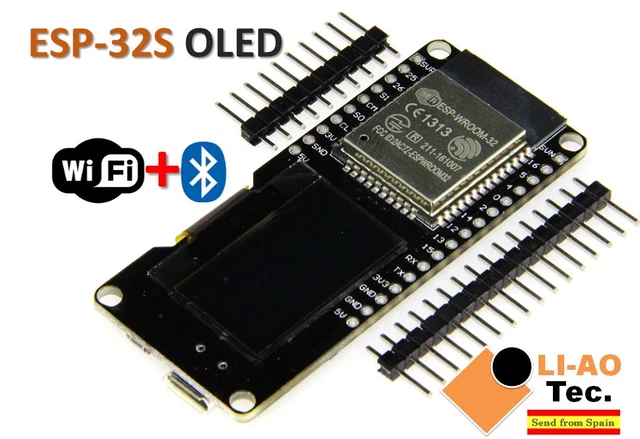 ESP32 OLED WEMOS Development Board WiFi+Bluetooth ESP-WROOM-32 ESP-32 ...