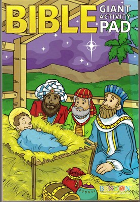 BIBLE GIANT ACTIVITY Pad*Coloring Pages, Games, Crossword Puzzles
