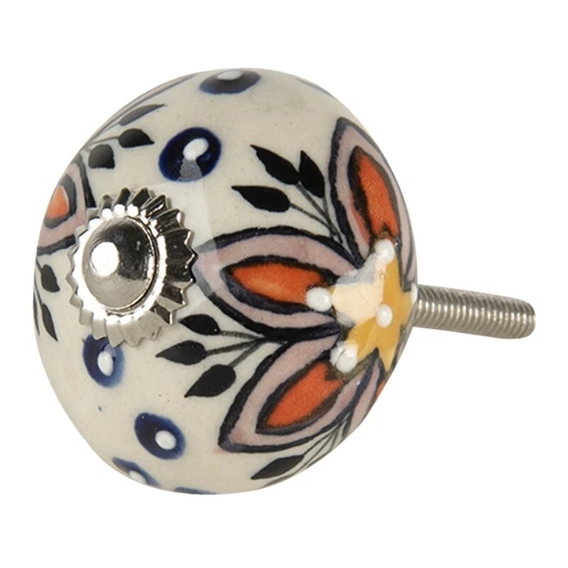 Bouton de Porte Tiroir Porcelaine Multicolore Peint à la Main Türknopfaus