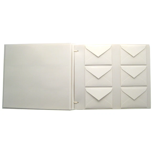 Sobres y tarjetas MINDY WEISS Boda/Bebé/Evento Libro de Invitados Blanco EN CAJA