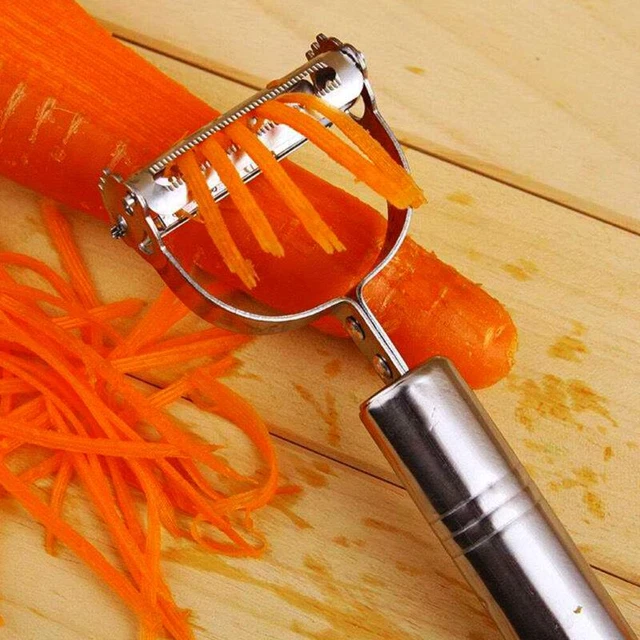 STAINLESS STEEL VEGETABLE Peeler Julienne Grater Potato Carrot Cutter Tool £4.39 PicClick UK