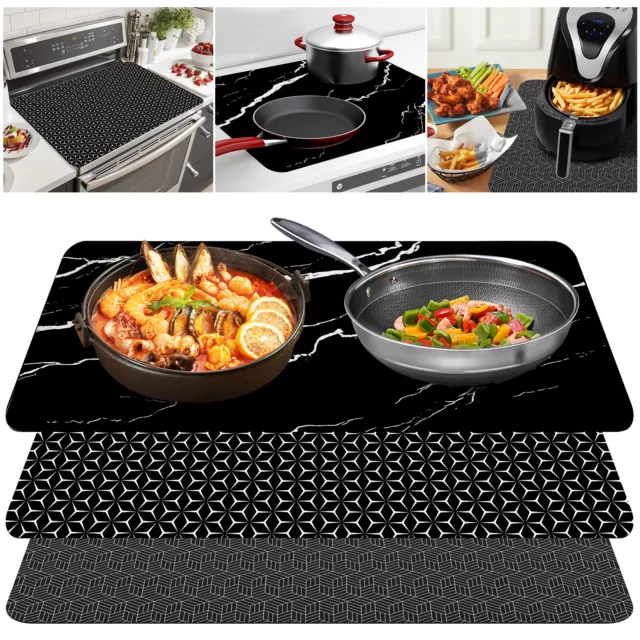 Induction Cooktop Mat Silicone Induction Cooker Covers Heat-resistant vbSuw