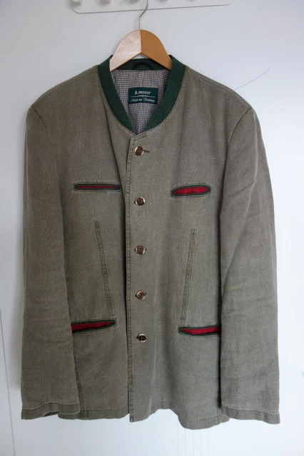 H. Moser Salzburg Sakko Trachtenjacke Jacke Janka Trachtensakko Klassiker grün