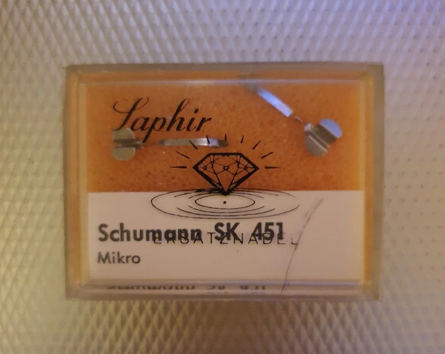6601 Saphir SCHUMANN SK451 Needle stylus platine vinyle disque Z