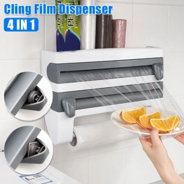 pellicole scaffale carta supporto asciugamano cucina rotolamento dispenser salse bottiglie mensola