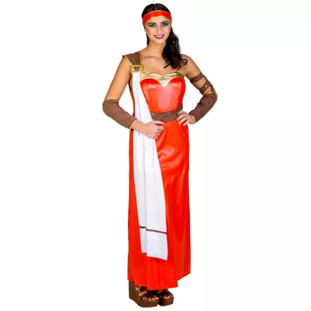 Frauenkostüm Römerin Gladiatorin Antike Damen Kostüm Karneval Fasching Kleid