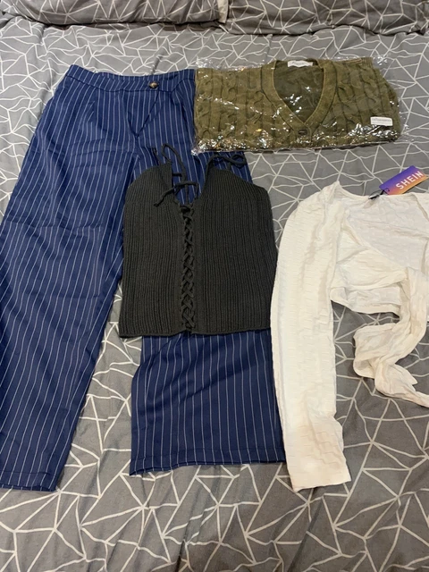 Brand New Bundle Job lot Of Ladies Clothing Size 14/16 L-XL SHEIN Trousers Top