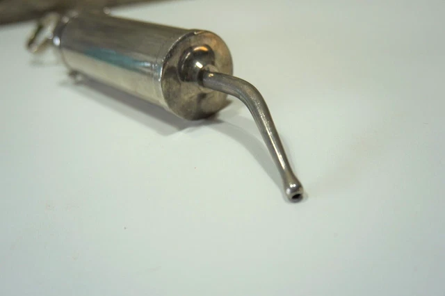 Antike Metall Spritze Klistier Einführhilfe Fetisch 100 ml Arzt Apotheker 2