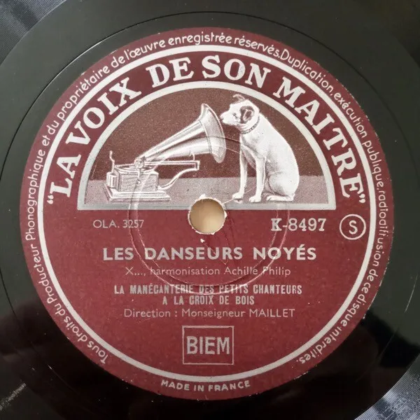 Petits Chanteurs a la Croix de Bois Lot of 6 X 78 Tours Gramophone EX+