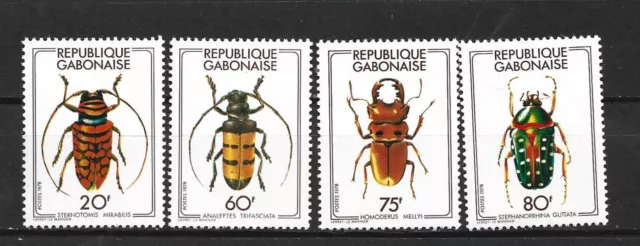 GABON. Año: 1978. Tema: COLEOPTEROS.