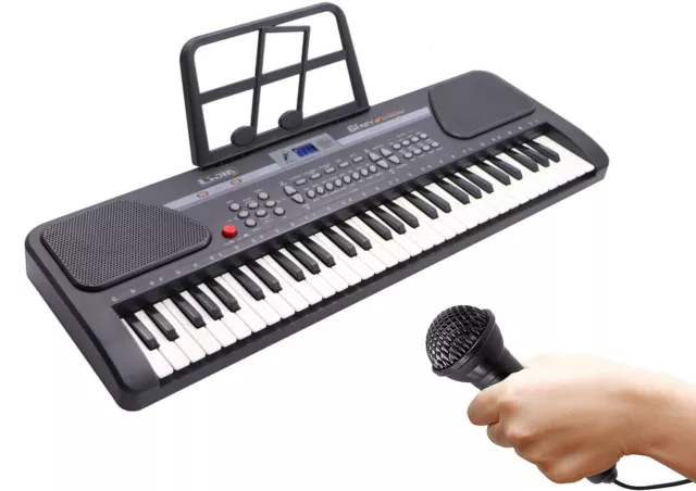 Kids 61 Key Music Electronic Keyboard Electric Digital Piano Organ Xmas Gift