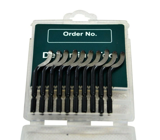 10 pc Deburring Blade Swivel Head Shape Replacement Blades E100