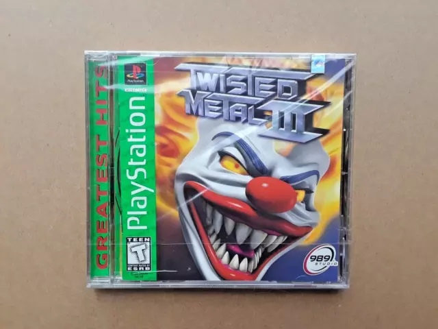 Twisted Metal 3 for PlayStation 1 PS1 PS2 2 - BRAND NEW FACTORY SEALED!