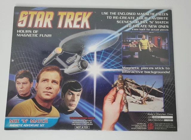 2009 "STAR TREK" (MIX 'N' MATCH) "MAGNETIC ADVENTURE SET" Collectible NEW! RARE!