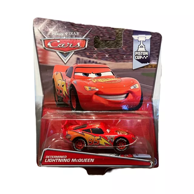 Disney Pixar Cars Piston Cup Lightning Mcqueen Determined 2014 Diecast