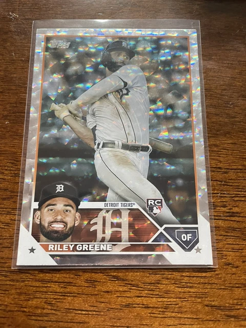 2023 Topps Series 1 RILEY GREENE Collectors Super Box Silver Foil Board RC #31