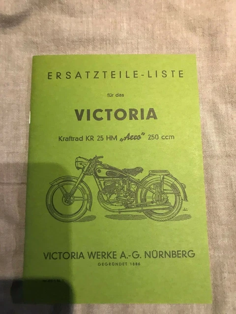 VICTORIA KR 25 HM Aero 2 Ersatzteilliste Repro EUR 10 00 PicClick DE