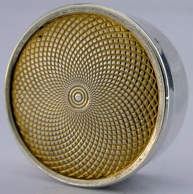 Beautiful Sterling Silver Gilded Lid Pill Box 1993