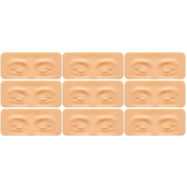 9 pezzi Silicone Pratica della pelle Allenamento della pelle cutanea ombretto