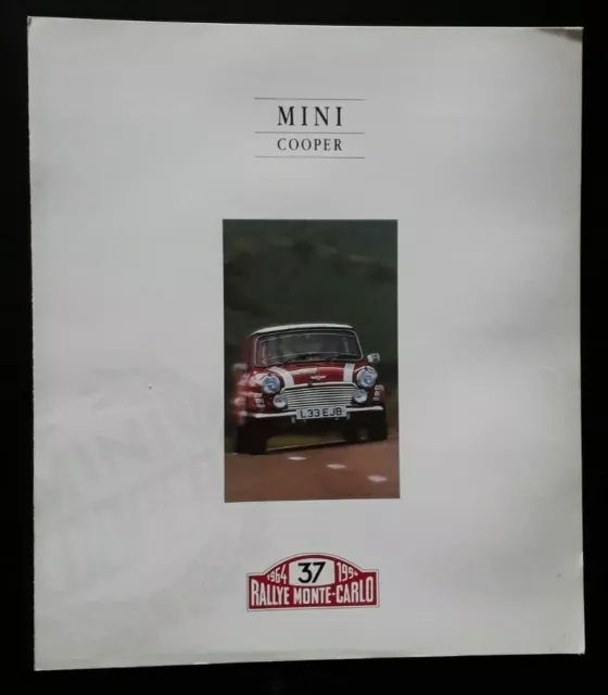 Rover Mini Cooper Brochure c.1992