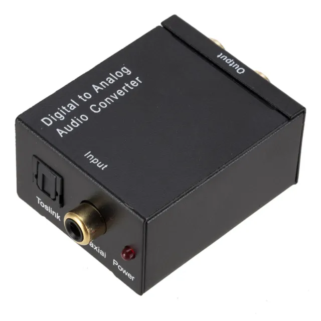 Digital to  Audio Converter Audio Switch Box to RCA Switcher Selector M1L4