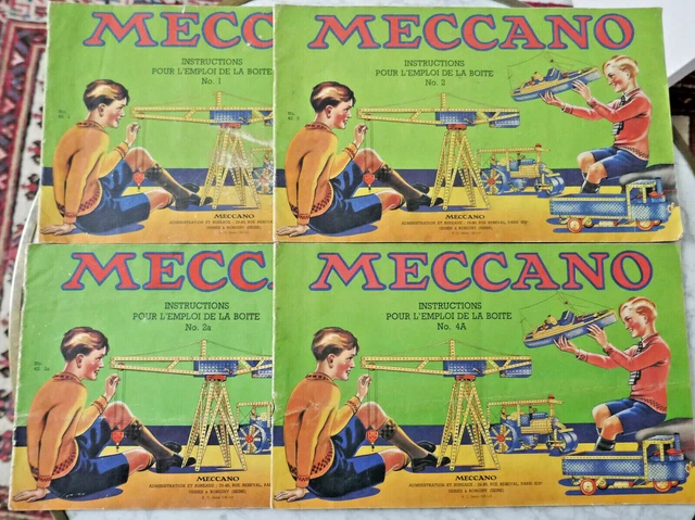 MECCANO MANUEL D'INSTRUCTION N°1 Copyright 1916 Marque Fabrique N° 16043 EUR 60,00 - FR