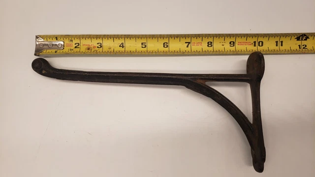 Antique Large Cast Iron Coat Hook. B222 2