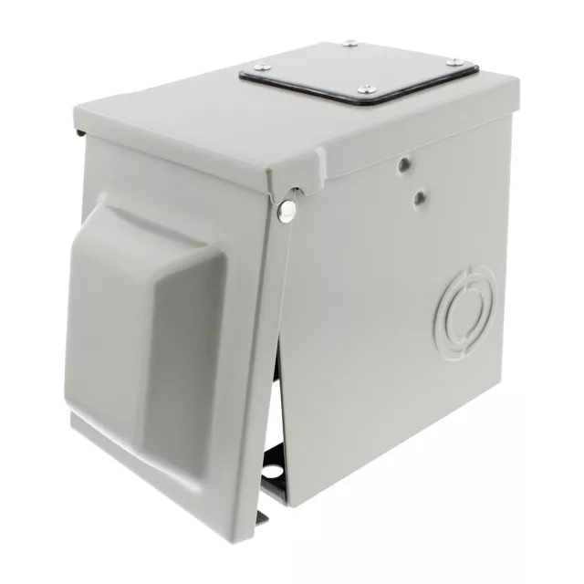 Dumble 50 AMP RV Outlet Receptacle Pedestal Box - NEMA 6-50R 50 AMP RV Plug Box