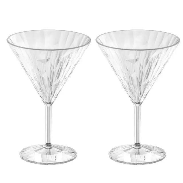 koziol CLUB No. 12 Superglas 2er Set 250 ml transparent Cocktailgläser Martini