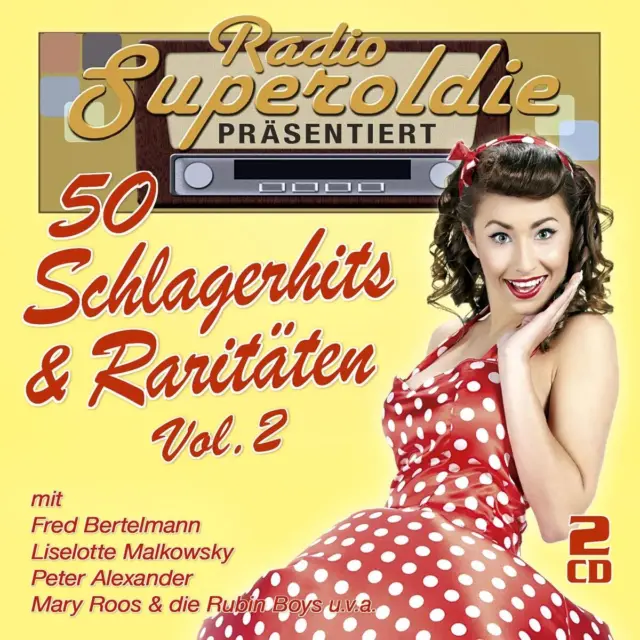 Various Radio Superoldie präsentiert 50 Schlagerhits & Raritäten Vol.2 (CD)