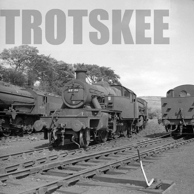 LARGER NEGATIVE BR British Railways Steam Loco 40206 Class 3P Carnforth ...